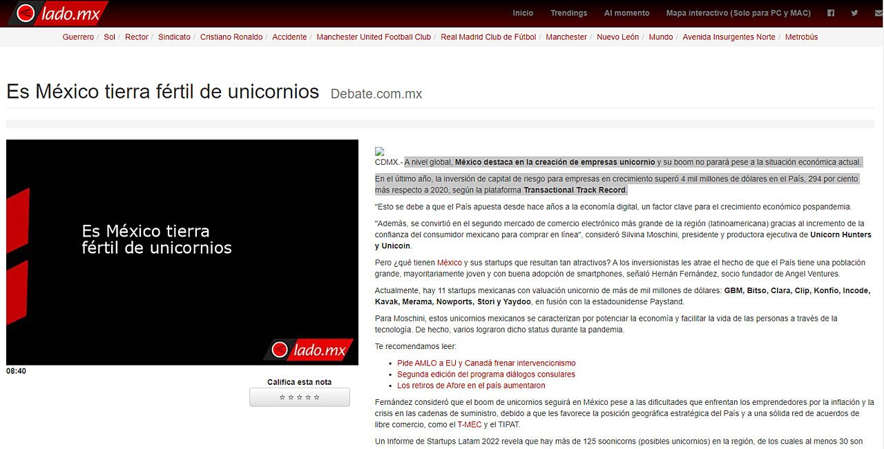 Es Mxico tierra frtil de unicornios